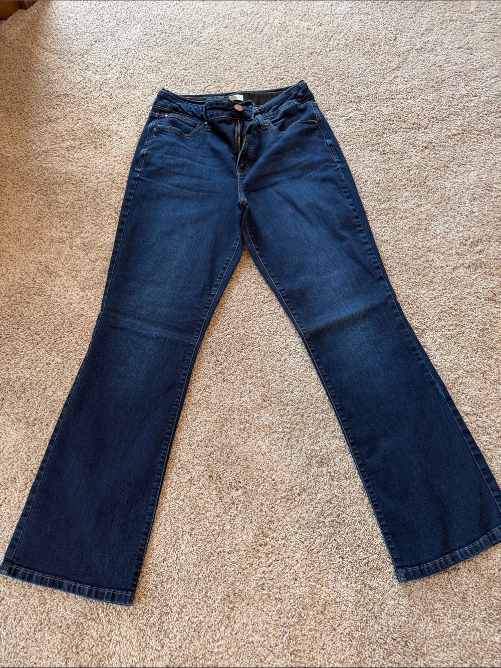 EverFlex by Maurice's, Dark Blue Women's high rise, Slim Boot Jeans, size 14